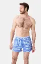 Caleçon américain homme avec maintien 100% coton bio ARTHUR "Le Club" CSP - Bleu Roi Pandastique 1189H25