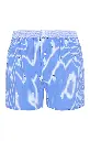 Caleçon américain homme avec maintien 100% coton bio ARTHUR "Le Club" CSP - Bleu Roi Pandastique 1189H25