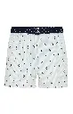Caleçon américain homme avec maintien 100% coton bio ARTHUR "Le Club" CSP - Bleu Lagon 1174H25