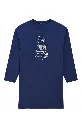 Chemise de nuit homme TU maxi T-shirt ARTHUR "Nuit Polaire" MSW - Marine POLAH25