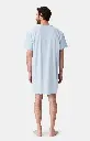 Chemise de nuit homme TU maxi T-shirt ARTHUR "Esprit Livre" MTU - Bleu Ciel BOOKH25