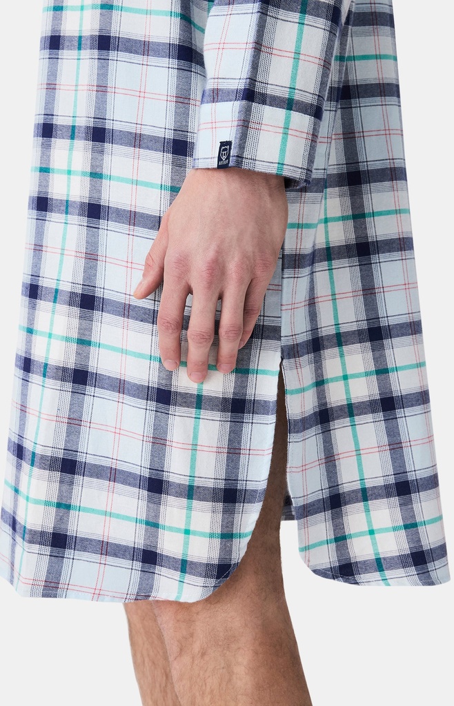 Chemise de nuit en pilou ARTHUR "Grand-Père Logan" CGP - Glace ENZOH25