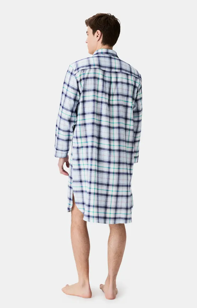 Chemise de nuit en pilou ARTHUR "Grand-Père Logan" CGP - Glace ENZOH25