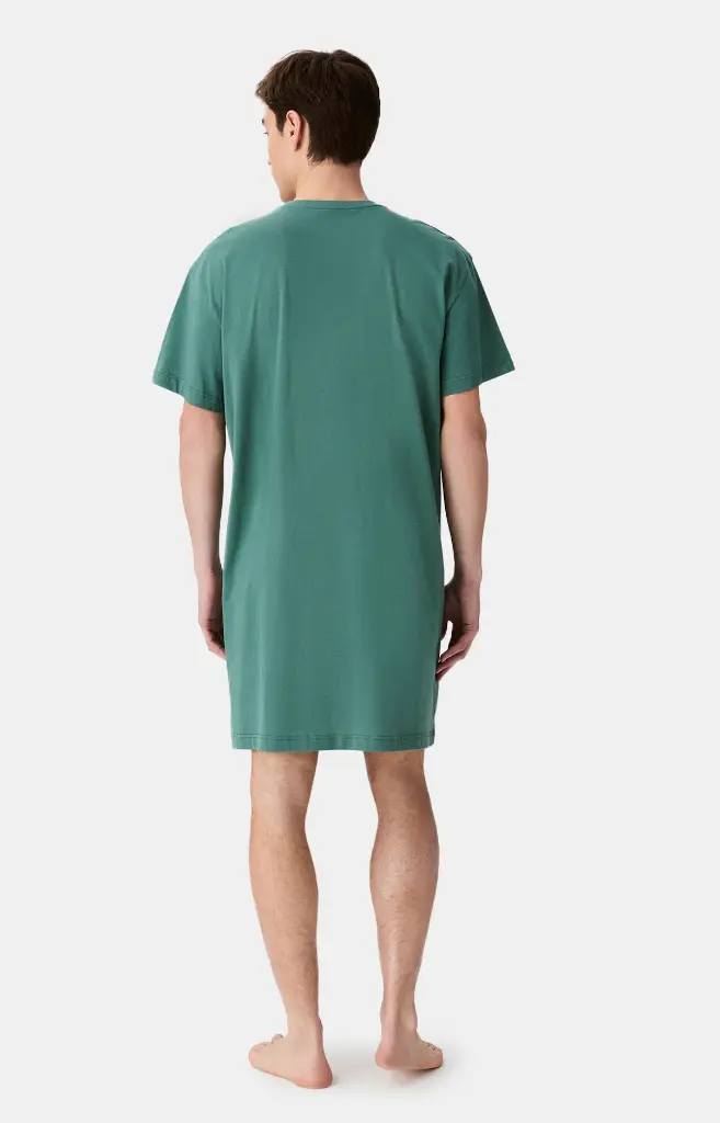 Chemise de nuit homme TU maxi T-shirt ARTHUR "Ski You Later" MTU - Vert 2CVCH25