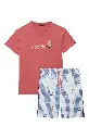 Pyjama short homme 100% coton bio ARTHUR "A poêle" PAU - Gris CHEFH25