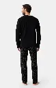 Pyjama long homme ARTHUR "Noctambulles" ZAC - Noir CHAMH25