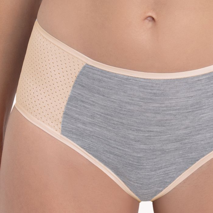 Shorty de sport respirant taille haute ANITA ACTIVE "Panalp Wool"1656 - Rose Elégant Mélange 778