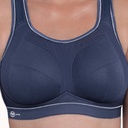 Soutien-gorge de sport sans armatures bonnets profonds ANITA ACTIVE "Extrême Control Plus" 5567 - Blue Iris 371