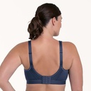 Soutien-gorge de sport sans armatures bonnets profonds ANITA ACTIVE "Extrême Control Plus" 5567 - Blue Iris 371