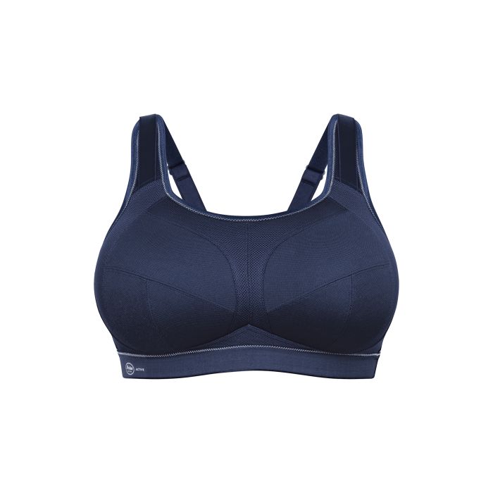 Soutien-gorge de sport sans armatures bonnets profonds ANITA ACTIVE "Extrême Control Plus" 5567 - Blue Iris 371