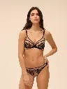 Soutien-gorge armature foulard SIMONE PERELE "Romance" 1G2319 - Light Tatoo 024