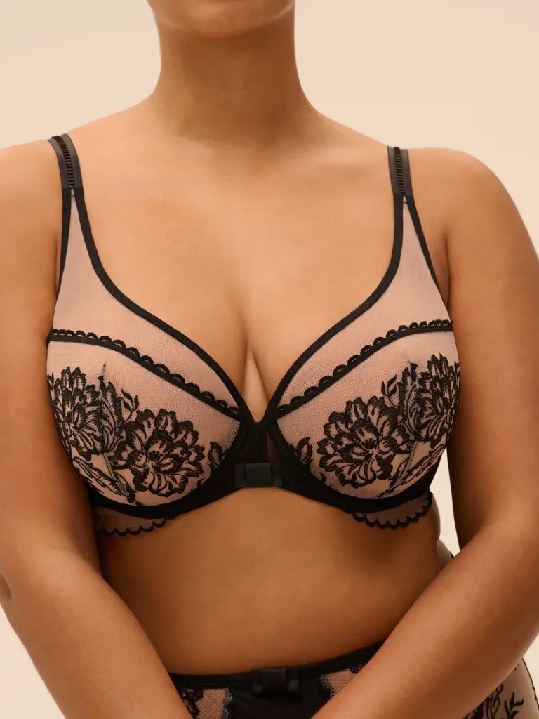 Soutien-gorge armature foulard SIMONE PERELE "Romance" 1G2319 - Light Tatoo 024