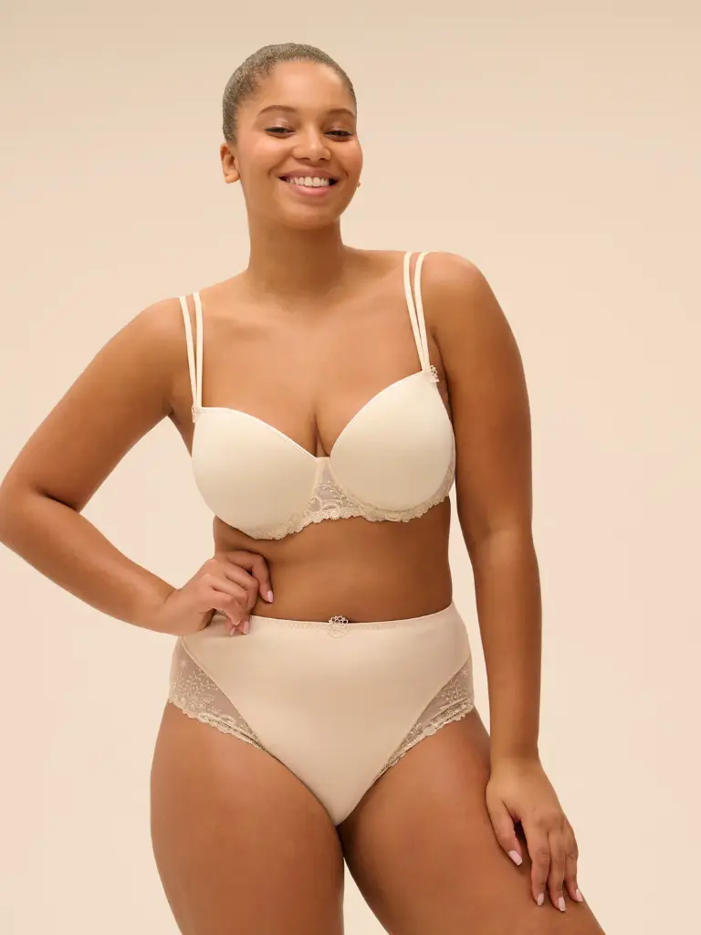 Culotte taille haute SIMONE PERELE "Délice" 12X770 - Beige Topaze 054