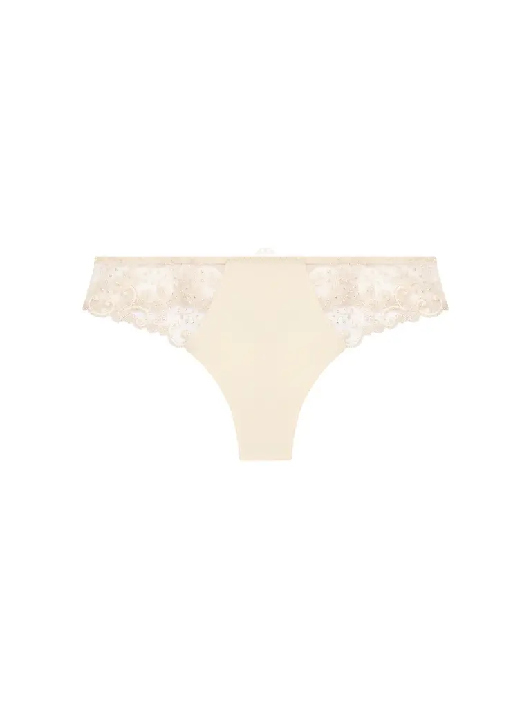 Tanga SIMONE PERELE "Délice" 12X700 - Beige Topaze 054