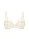 Soutien-gorge armature foulard plongeant SIMONE PERELE "Délice" 12X319 - Beige Topaze 054