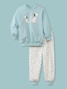Pyjama petite-fille longue CALIDA "Toddlers Dalmatian" 52373 - Medeci 482