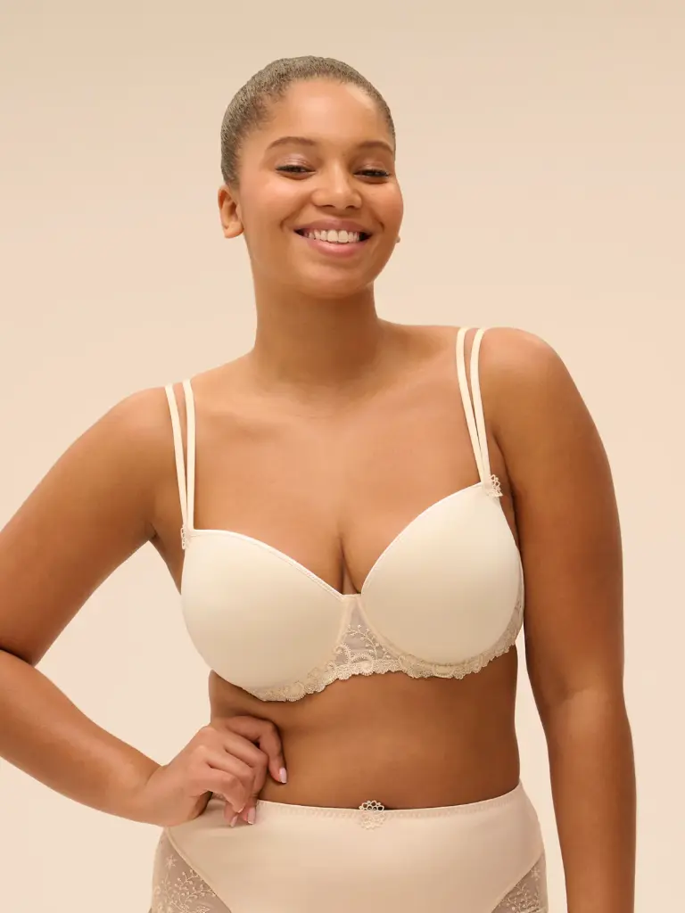 Soutien-gorge moulé spacer SIMONE PERELE "Délice" 12X343 - Beige Topaze 054