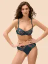 Soutien-gorge corbeille SIMONE PERELE "Saga" 15C330 - Bleu Prestige 595