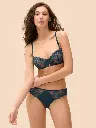 Soutien-gorge corbeille SIMONE PERELE "Saga" 15C330 - Bleu Prestige 595