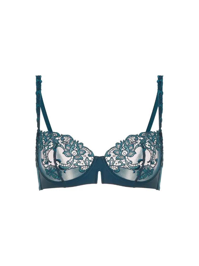 Soutien-gorge corbeille SIMONE PERELE "Saga" 15C330 - Bleu Prestige 595