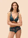 Soutien-gorge push-up triangle SIMONE PERELE "Saga" 15C347 - Bleu Prestige 595