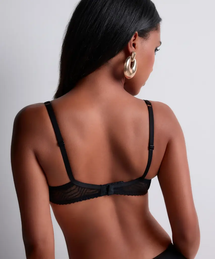 Soutien-gorge emboitant foulard AUBADE "Vibes" 2BN13 - Noir BLAK