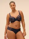 Soutien-gorge armature décolleté plongeant SIMONE PERELE "Wish" 12B319 - Saphir 556