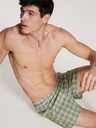 Boxer short homme fantaisie 100% coton CALIDA "Prints" 24389 - Dark Olive 669