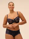 Soutien-gorge corbeille SIMONE PERELE "Wish" 12B330 - Saphir 556