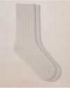 Chaussettes dame BLEU FORET "Lurex à Côtes" FBU6552 - Sable Or CK1