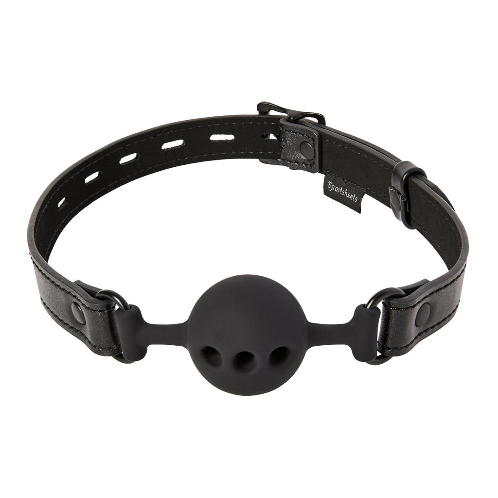 Kit S&M pour jeux bondage SPORTSHEETS - SEX & MISCHIEF "Saffron Breathable Ball Gag" E29838
