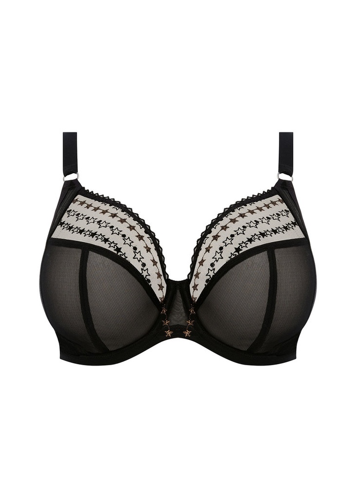 Soutien-gorge armature plongeant spécial poches profondes ELOMI "Matilda" EL8900 - Black Star BKS