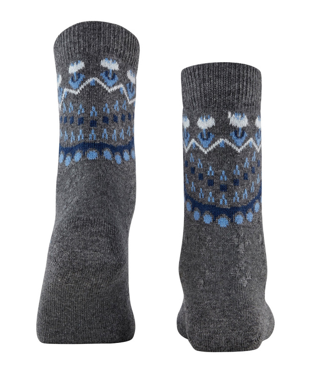 Chaussettes fantaisies dame FALKE "Cosy Wool" 47181 - Light Greymel 3390