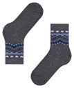 Chaussettes fantaisies dame FALKE "Cosy Wool" 47181 - Light Greymel 3390