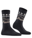 Chaussettes fantaisies dame FALKE "Cosy Wool" 47181 - Noir 3000