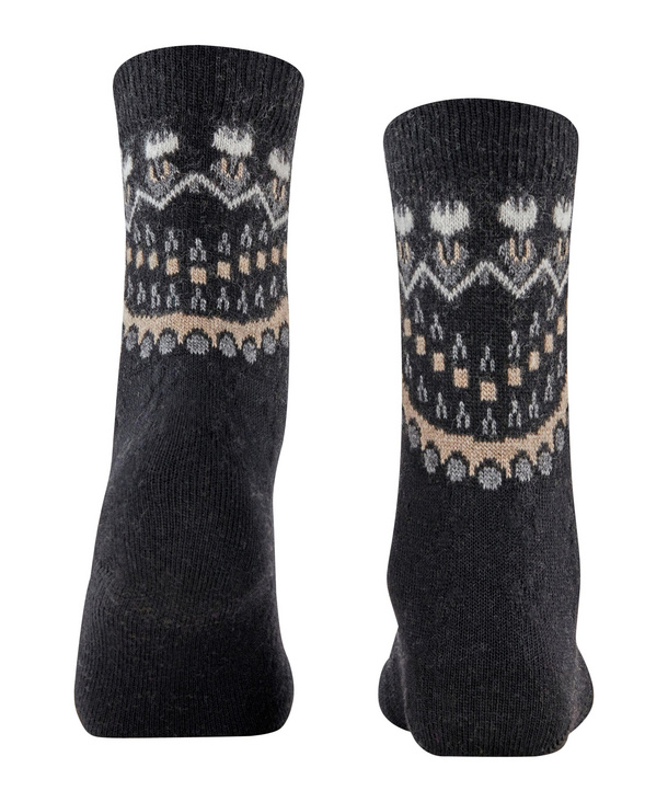 Chaussettes fantaisies dame FALKE "Cosy Wool" 47181 - Noir 3000