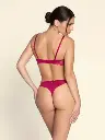 Soutien-gorge à coques progressive LISE CHARMEL "Splendeur Soie" ACC8580 - Splendeur Carmin 12071
