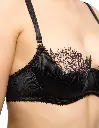 Soutien-gorge corbeille DITA VON TEESE "Esther" D59071 - Noir
