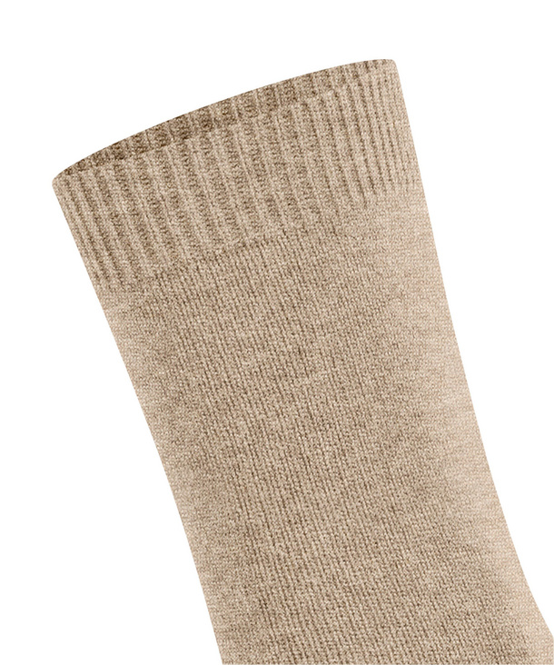 Chaussettes dame laine&cachemire FALKE "Cosy Wool" 47050 - Beige Mel. 4091