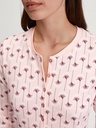 Chemise de nuit dame longues manches CALIDA "Midnight Flowers" 33256 - Pearl Blush 072