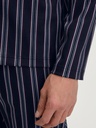 Pyjama long homme boutonné 100% coton CALIDA "Relax Streamline 2" 46782 - Dark Sapphire 479
