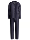 Pyjama long homme boutonné 100% coton CALIDA "Relax Streamline 2" 46782 - Dark Sapphire 479