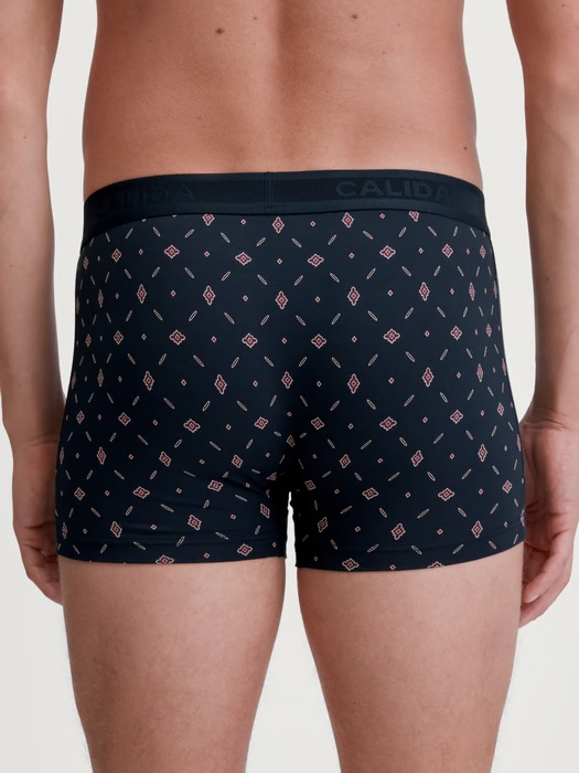 Boxer homme fantaisie coton CALIDA "Swiss Cotton Select" 25485 - Dark Sapphire 479