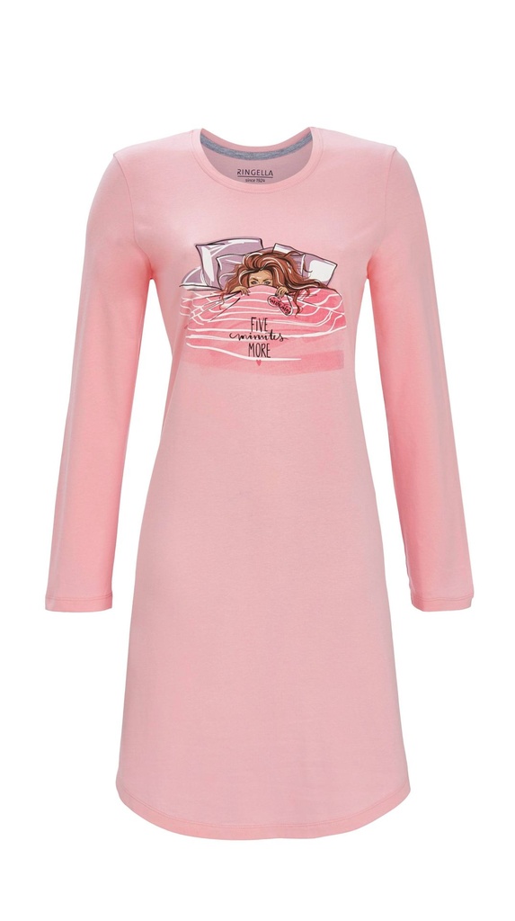 Chemise de nuit 95cm 100% conton RINGELLA "Cinq Minutes de Plus" 5511024-644
