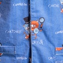 Pyjama enfant en flanelle JUSQU'AU LEVER DU JOUR "Chamallow" 25HPCL - Bleu 