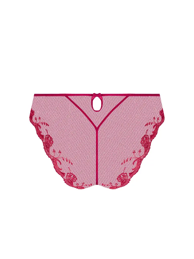 Slip séduction LISE CHARMEL "Splendeur Soie" ACC0780 - Splendeur Carmin 12071