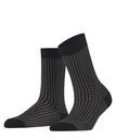 Chaussettes laine dame FALKE "Softmerino Special Edition" 47199 - Black motif Carreaux 3000