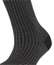 Chaussettes laine dame FALKE "Softmerino Special Edition" 47199 - Black motif Carreaux 3000