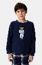 Pyjama long enfant polaire ARTHUR "Esprit Livre" LUL - Marine LUKAH25