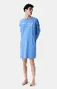 Chemise de nuit homme TU maxi T-shirt ARTHUR "Pyjama d'Altitude" MSW - Bleu NOELH25